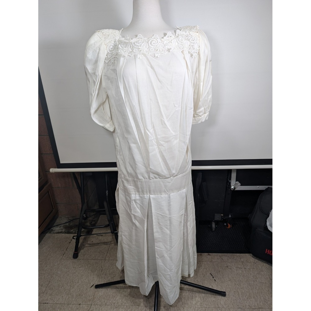 Vintage Jessica M'Clintock White Dress Size 6